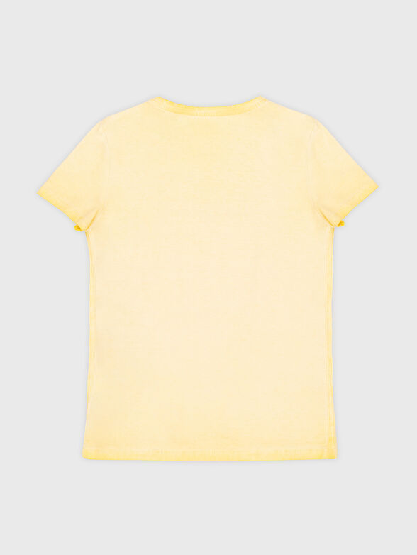 Yellow logo T-shirt  - 2