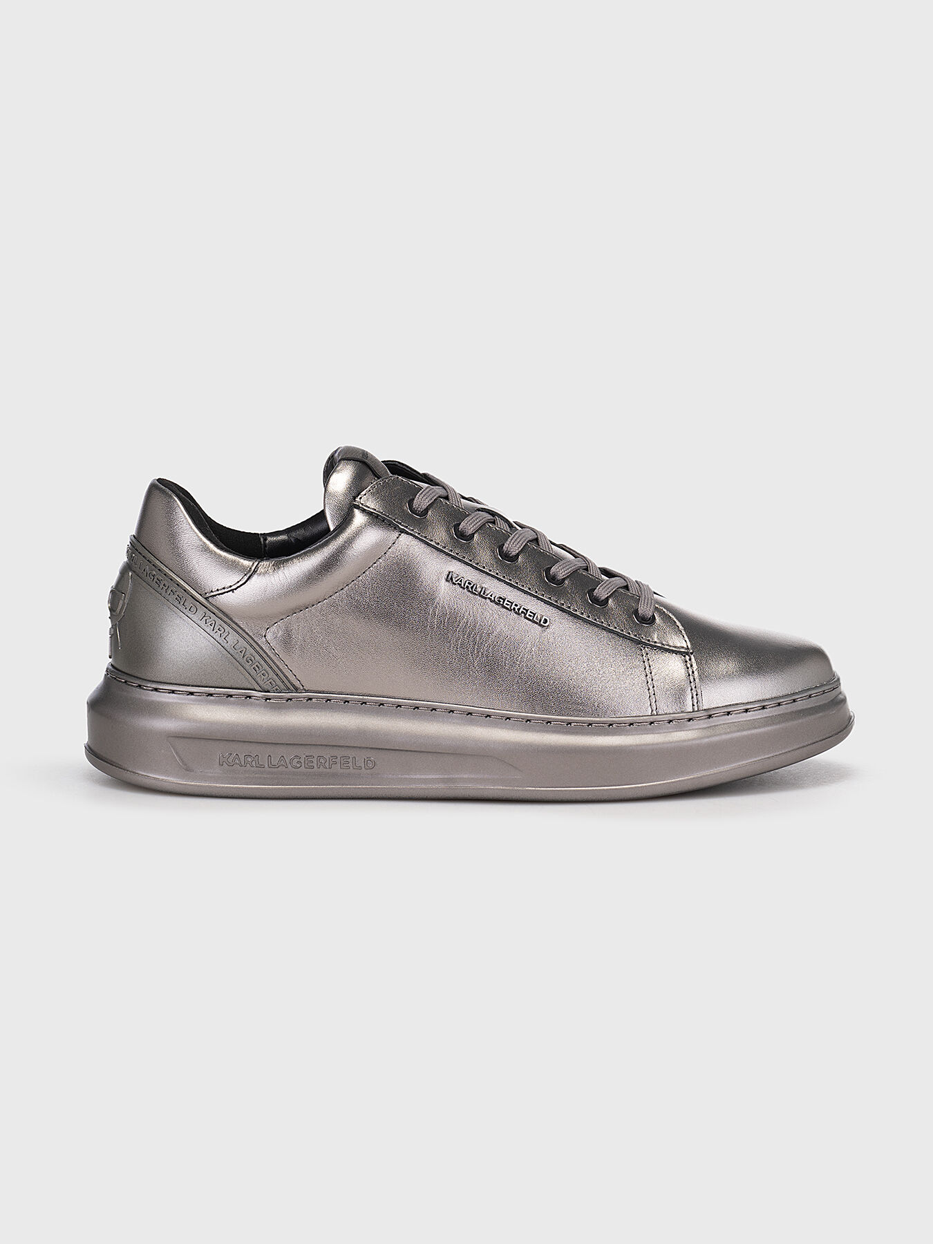 Karl lagerfeld silver shoes online