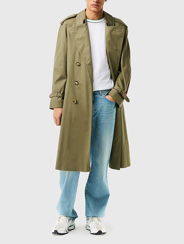 Black piqu&eacute; T-shirt  - 2