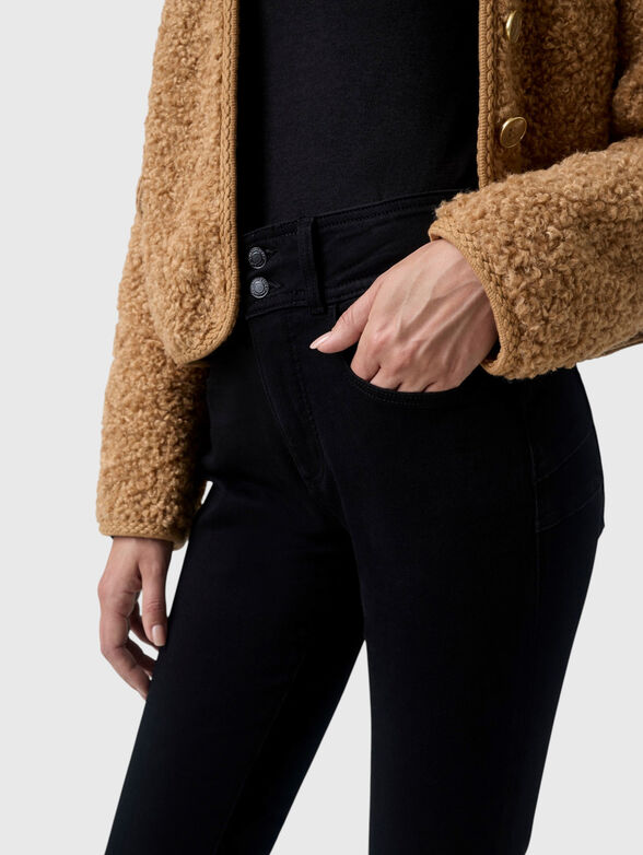Black cotton jeans - 4