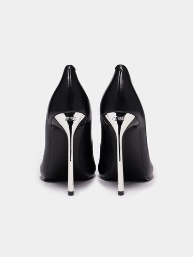 EDMA Black leather pumps - 4