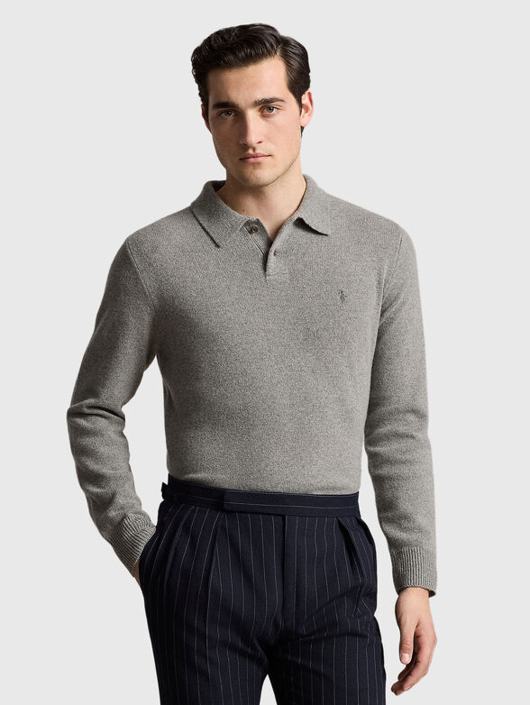 Polo shirt with logo embroidery - 1