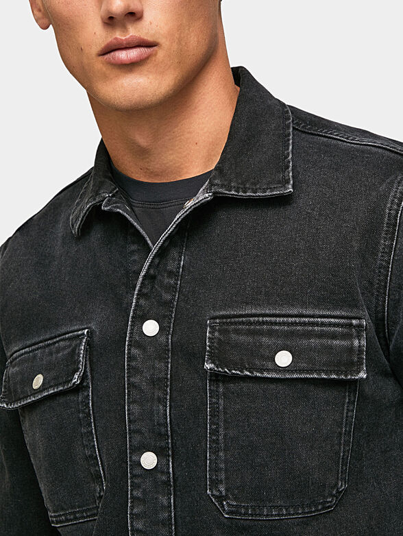 WESTON denim shirt with snap buttons - 5