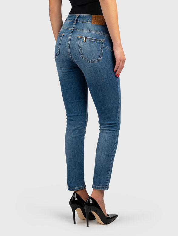 Blue jeans with washed effect  - 2