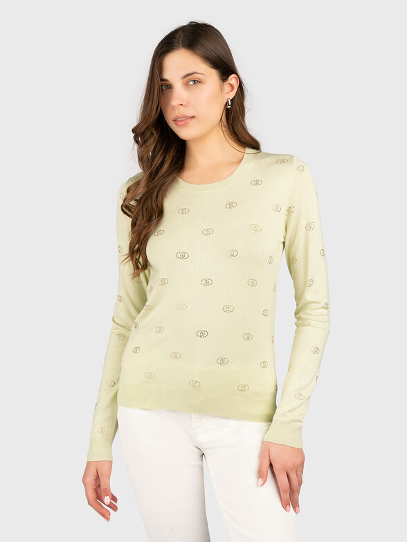 Sweater with rhinestones - 1