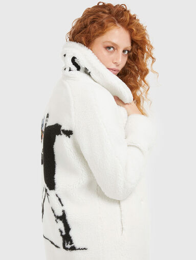 PENNY coat with contrast detail on the back - 3