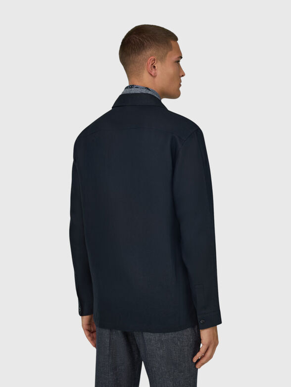 Linen shirt with pockets - 3