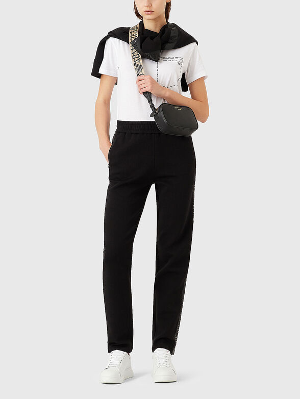 Sweatpants with logo trim - 4