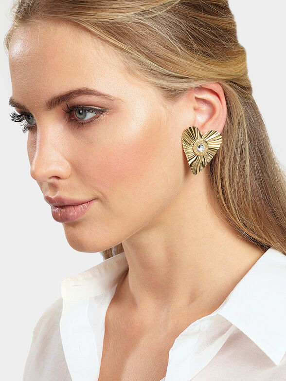 Heart-shaped earrings - 2