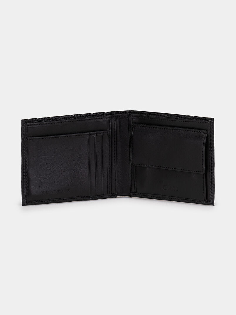 Set of wallet and keyring in black color - 3