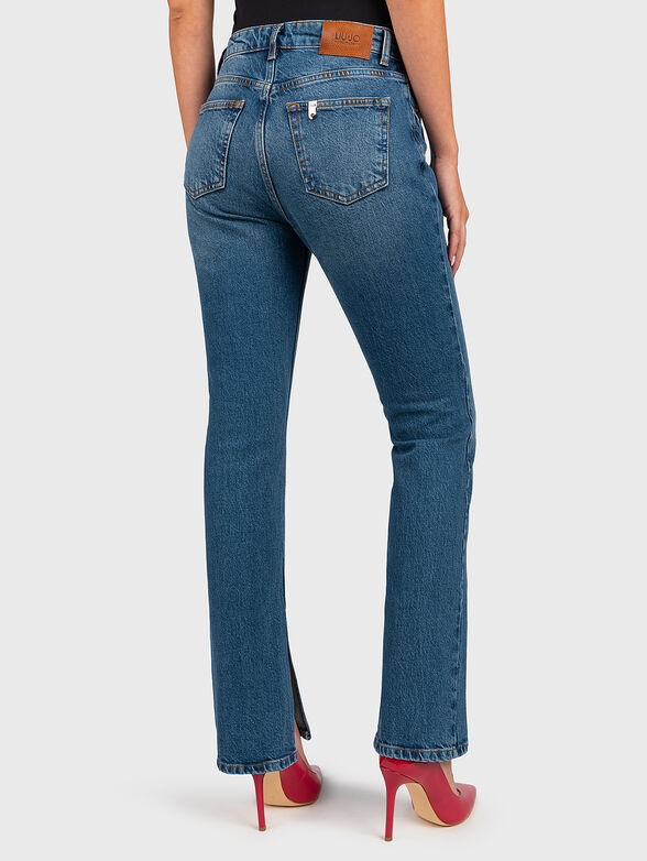 Slim jeans with slit  - 2