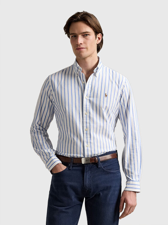 Риза с лого бродерия - 1