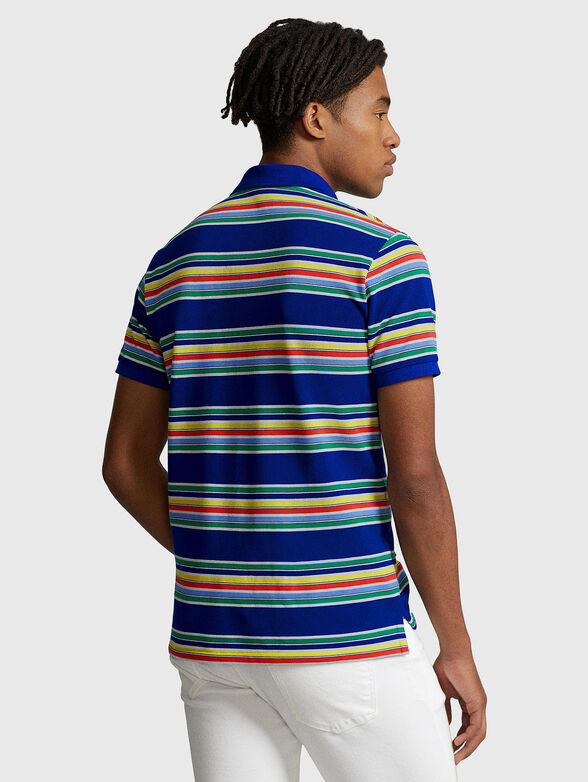 Polo-shirt with accent striped pattern - 3