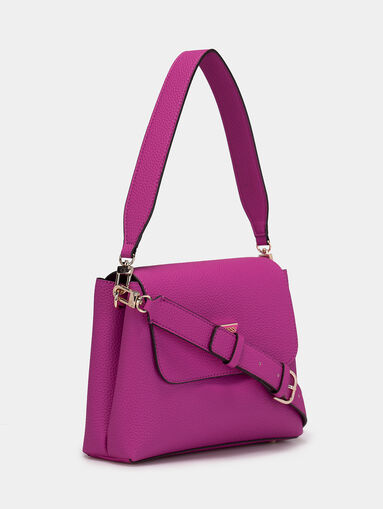 Shoulder bag with triangular logo - 4