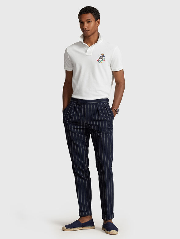 Polo-shirt with multicoloured Polo Bear embroidery - 2