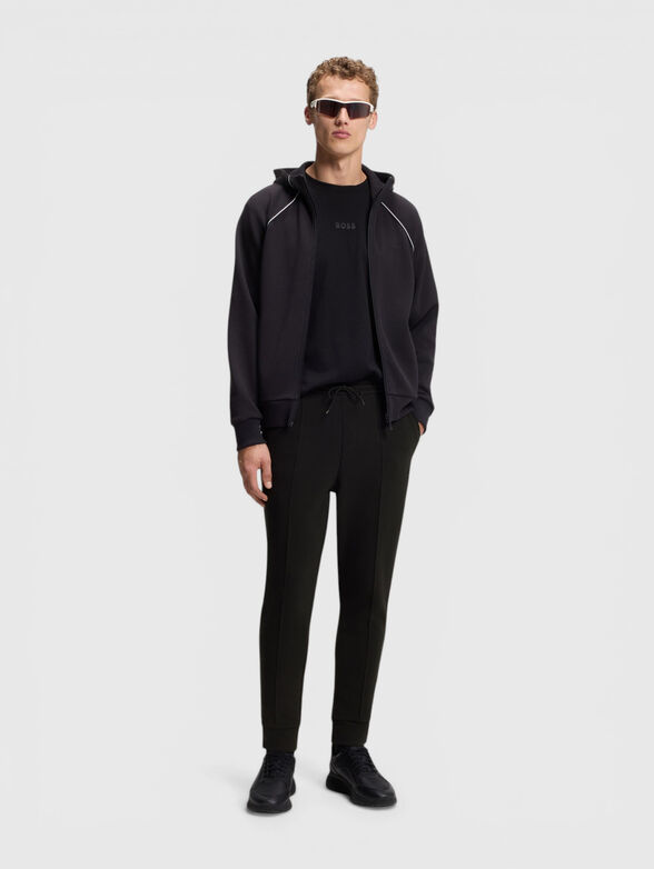 Cotton-blend sweatpants - 4