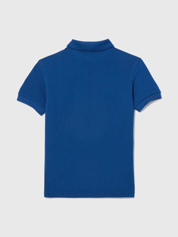 Polo shirt in cotton pique with logo - 2