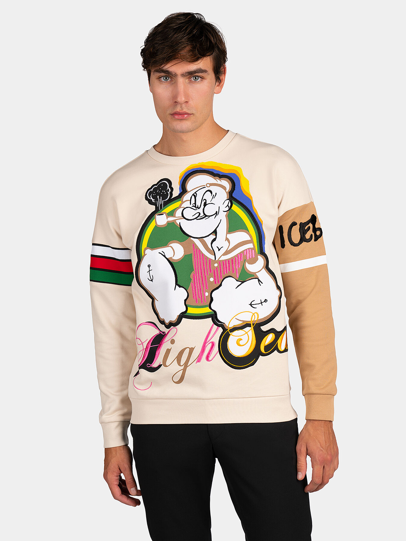 Sweatshirt with print brand ICEBERG — Globalbrandsstore.com/en