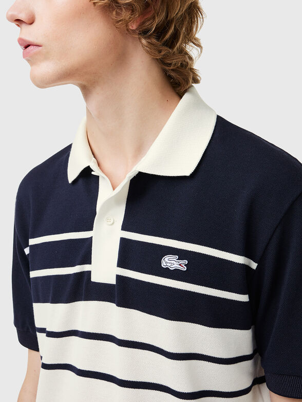 Striped polo shirt - 4
