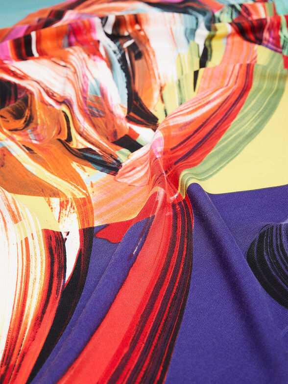 UNBREAKABLE Square scarf with art print - 3