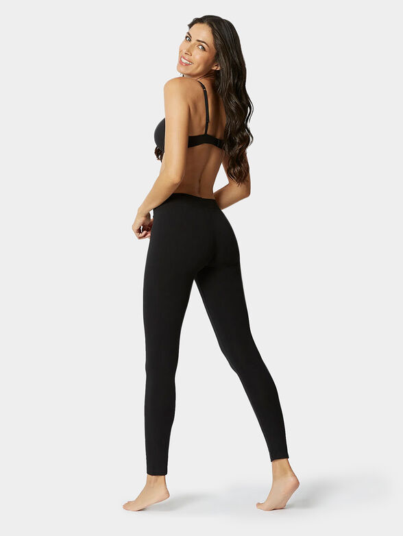 Cotton black leggings - 2