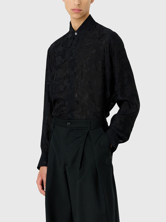 Shirt with floral motifs - 1