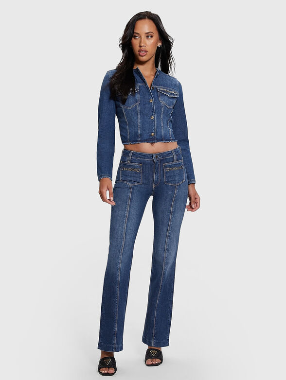 Jeans with accent stitches - 6