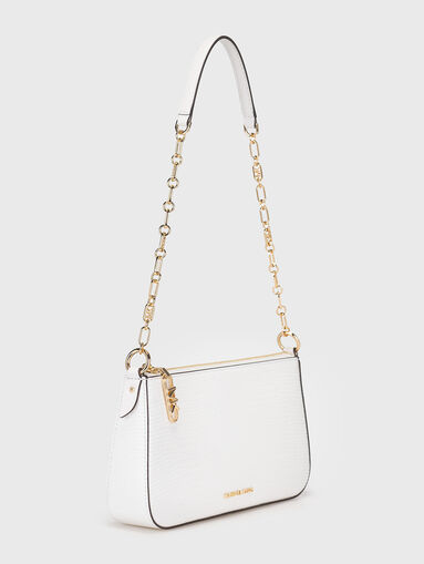 Leather bag in white - 3