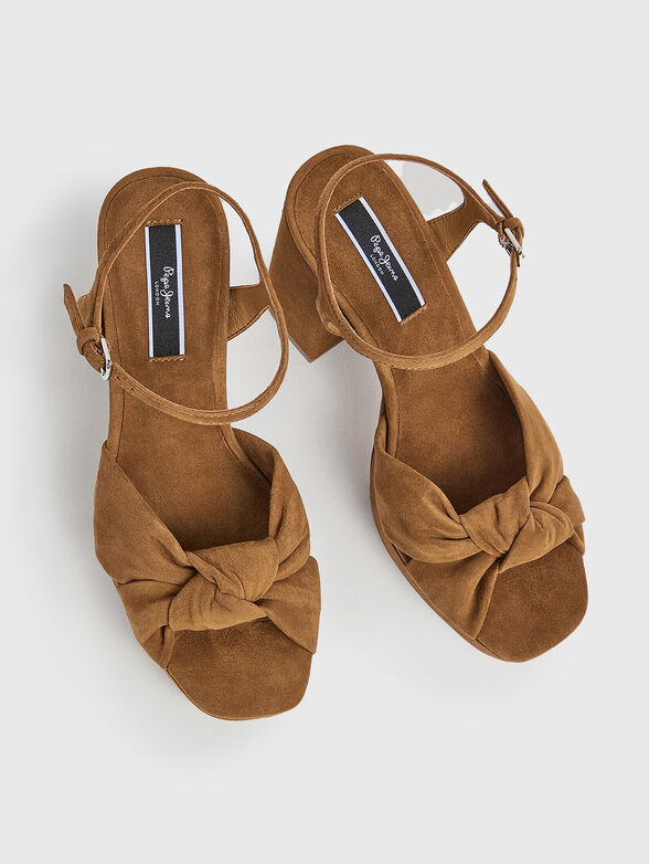 LENNY sandals with block heel - 5