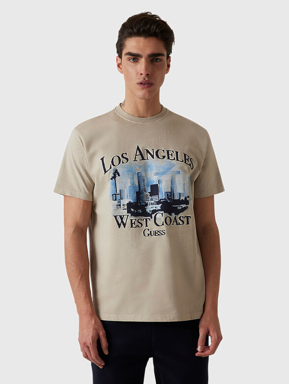 Printed cotton T-shirt - 1