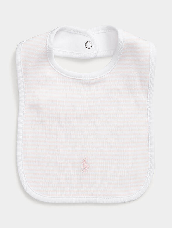 Bib with embroidered logo - 1