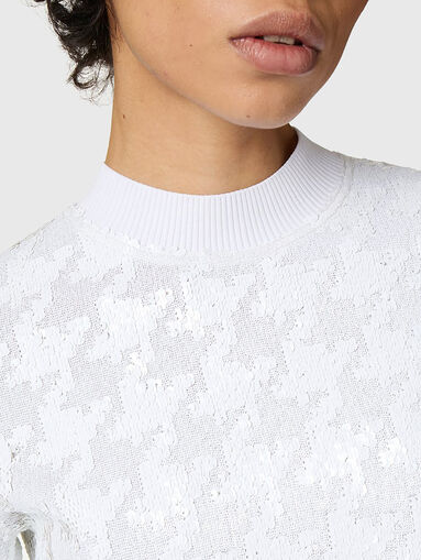 Sequin-embellished sweater  - 5