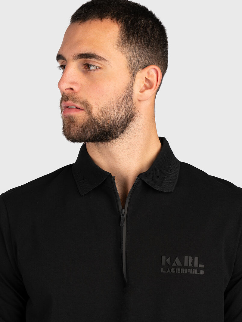 Polo-shirt with zip  - 3
