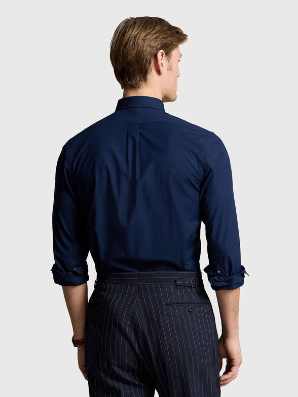 Slim fit cotton poplin shirt - 3