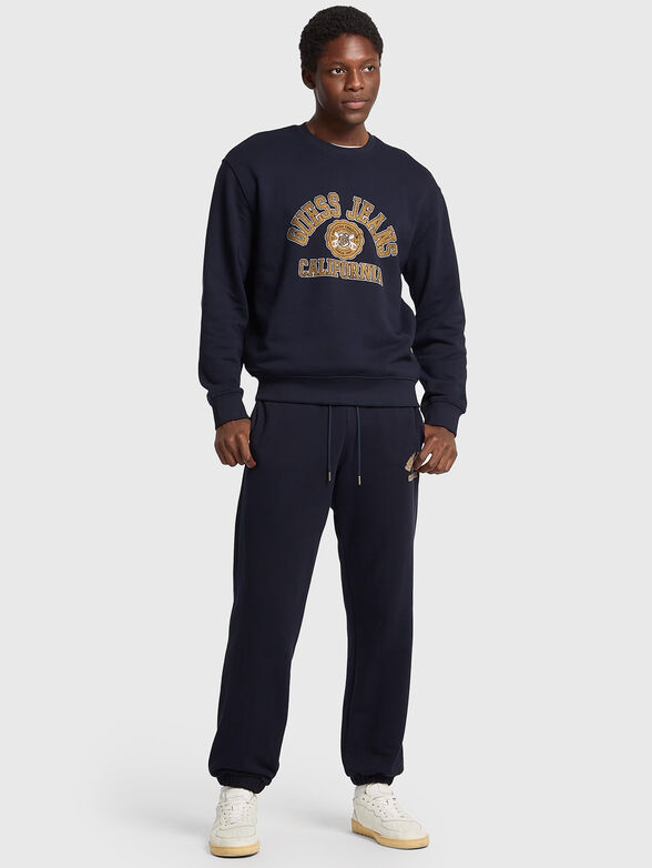 Sweatshirt with maxi logo inscription - 2