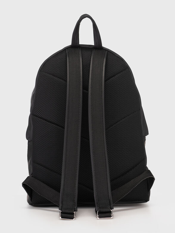 Logo accent black backpack  - 2