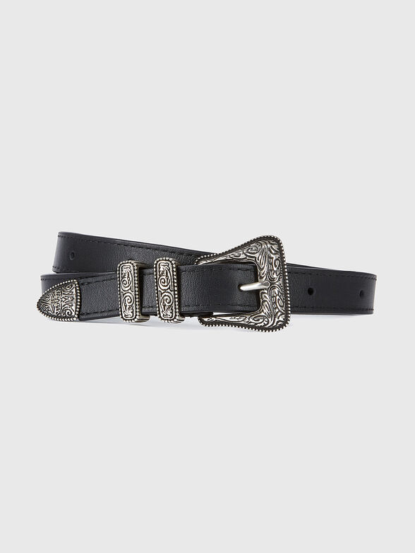 Black leather belt  - 1