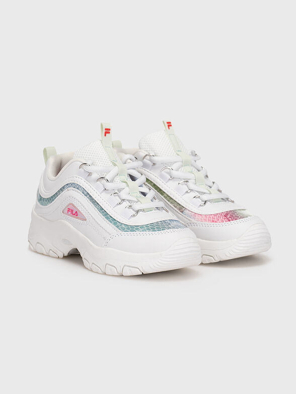 STRADA A sports shoes with snake print - 2