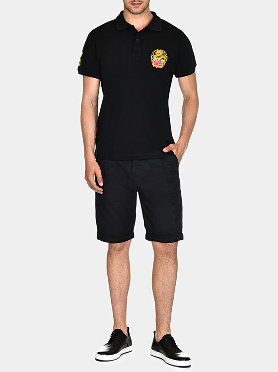 PS008 Polo shirt with gold embroidery - 1