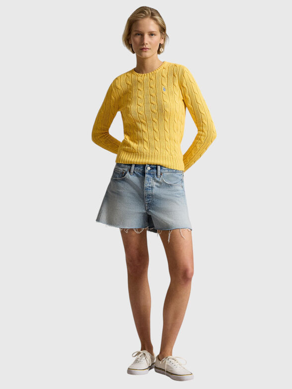 Cotton yellow sweater - 2
