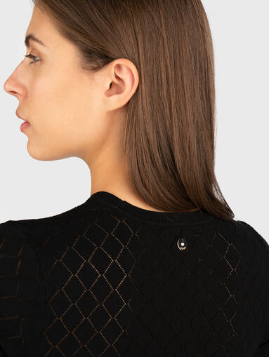 Slim short sleeve sweater - 5