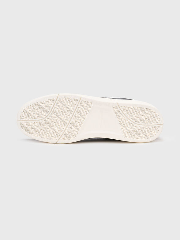 WILTON leather sneakers with eyelets - 5