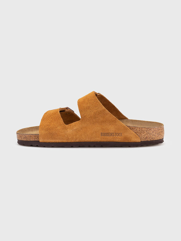 ARIZONA suede slippers with logo - 4