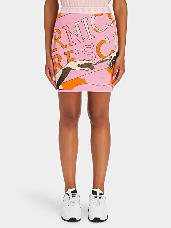 Skirt with a gorgeous print - 3