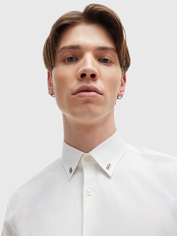 ERMO shirt with logo on the collar - 4