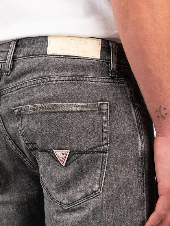 Grey slim jeans - 3