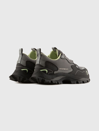 Black sneakers with logo detail - 3