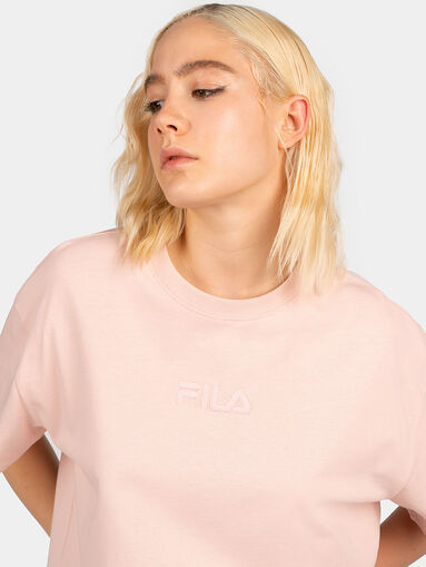 AMALIA  oversized T-shirt with logo  - 4