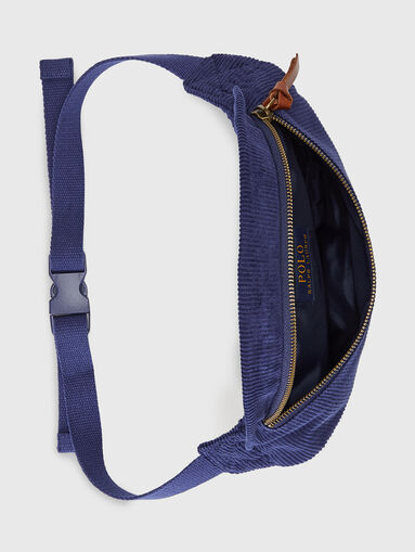 Waist bag with velvet texture - 4