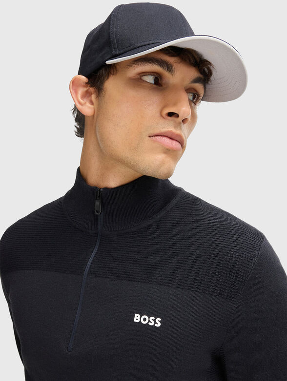 Gray baseball cap with logo - 2